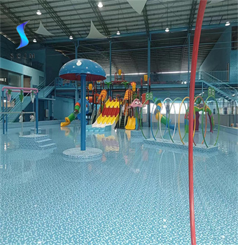 廣州室內(nèi)水上世界膠膜鋪裝完工